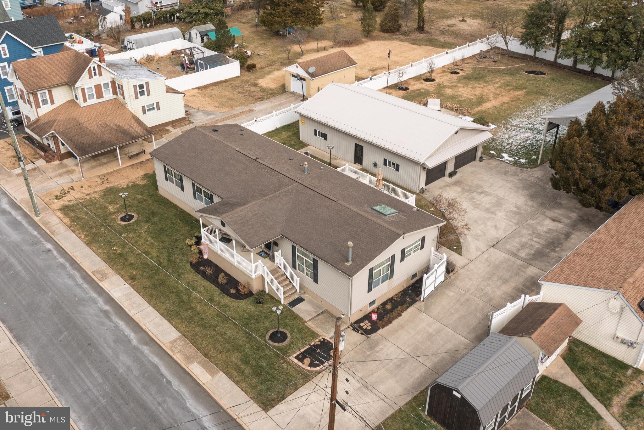 133 Spring Garden Street Woodstown, NJ 08098 - Photo 47 of 50 an aerial view of residential houses with outdoor space