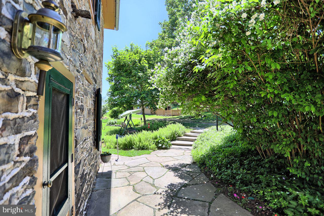 340 Rambo Hill Road Shermans Dale, PA 17090 - Photo 30 of 82 Slate patio to rear entrance.