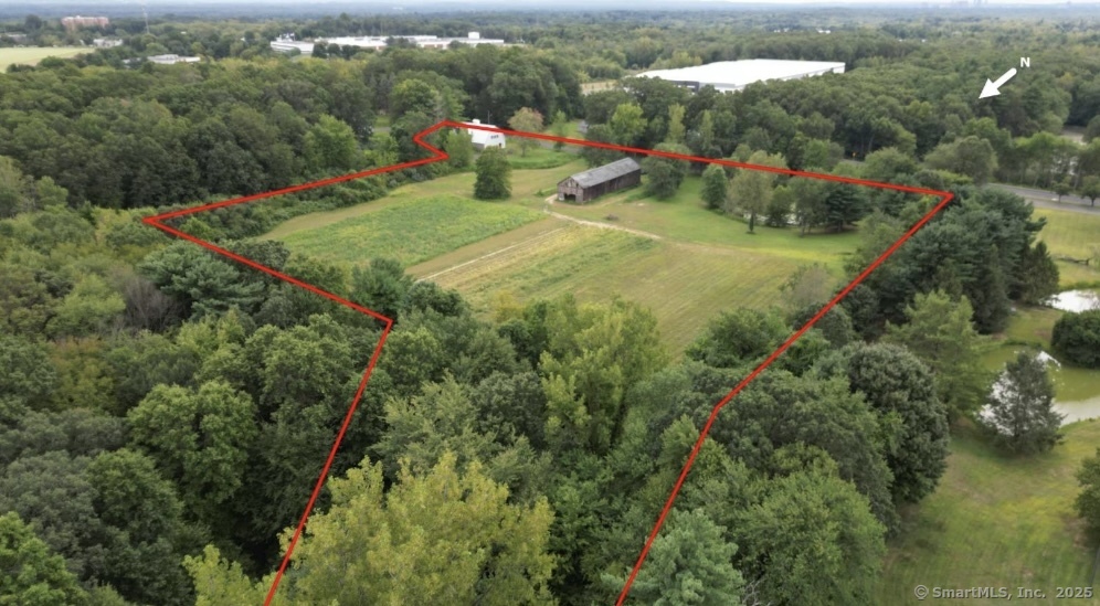 490 Old Day Hill Road Windsor, CT 06095 - Photo 11 of 11 an aerial view of a residential houses with outdoor space and trees
