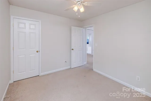 a view of an empty room