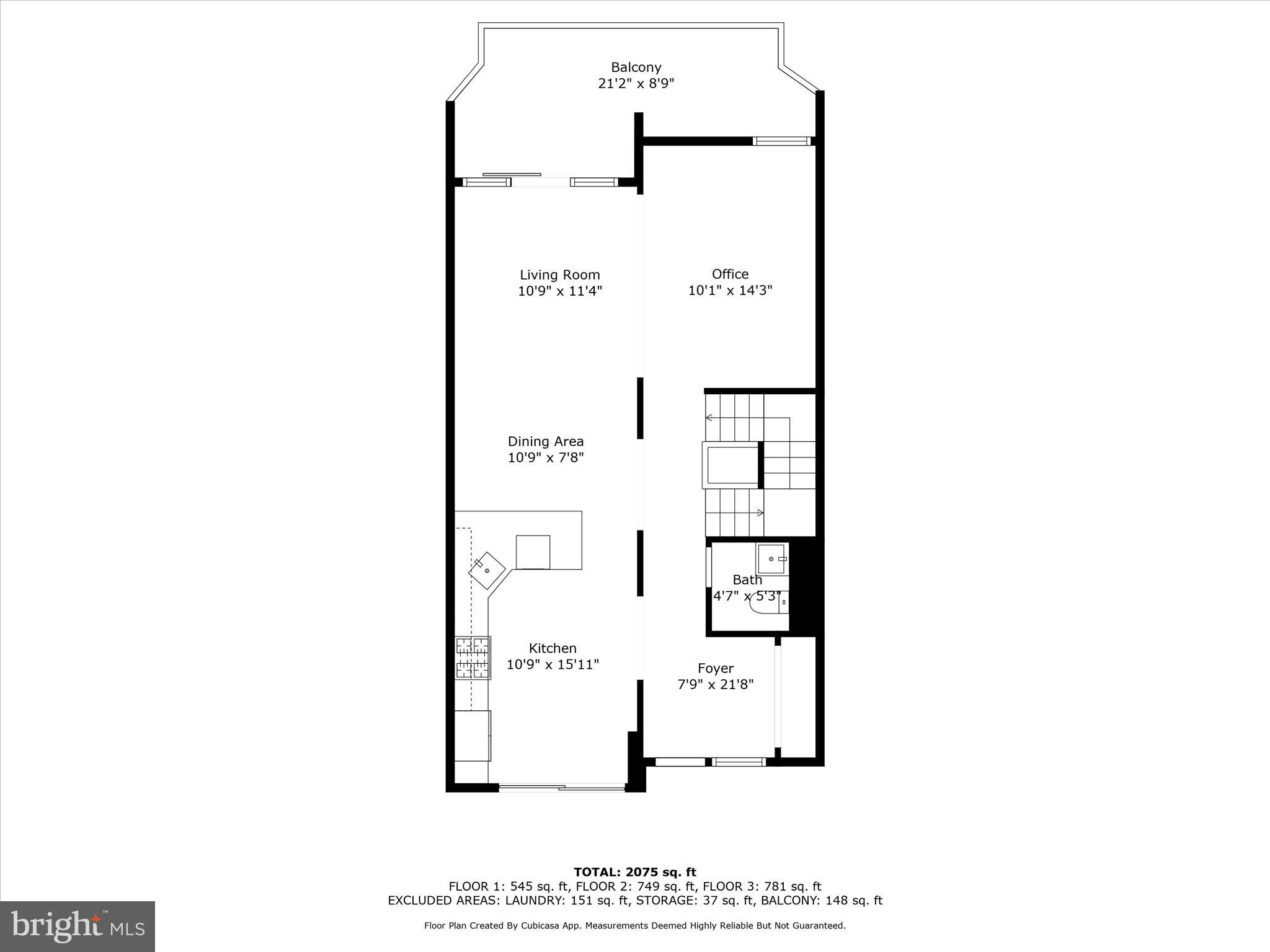 11159 Saffold Way Reston, VA 20190 - Photo 49 of 51 a picture of a floor plan
