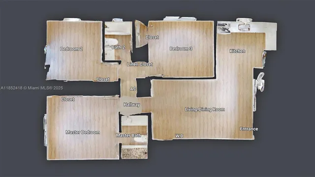 a view of an empty room