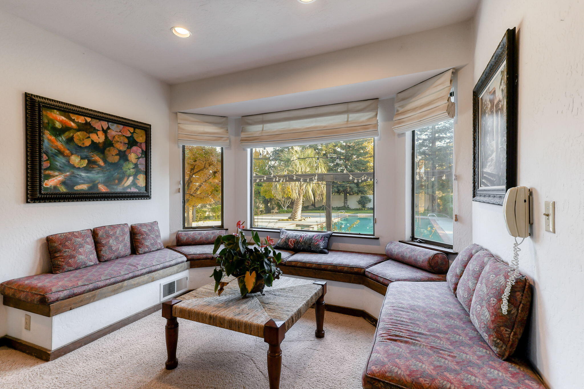 22797 Silverlode Lane Palo Cedro, CA 96073 - Photo 25 of 64 a living room with furniture and a large window