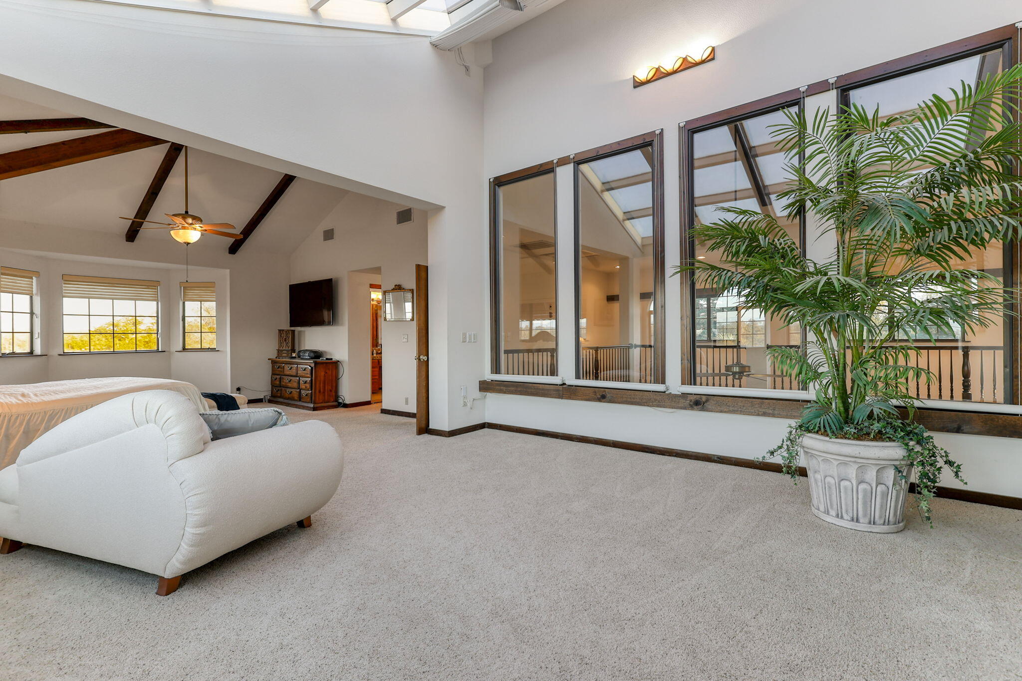 22797 Silverlode Lane Palo Cedro, CA 96073 - Photo 43 of 64 a living room with furniture and a large window