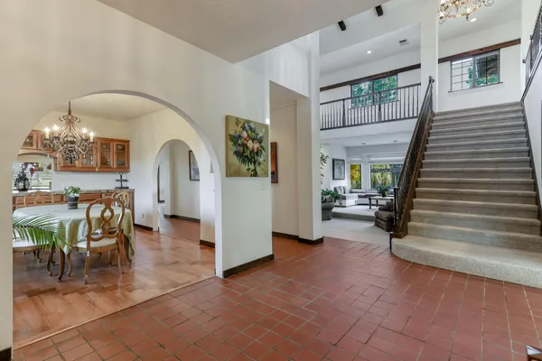 a view of entryway and hall