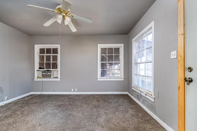 a view of livingroom with natural light