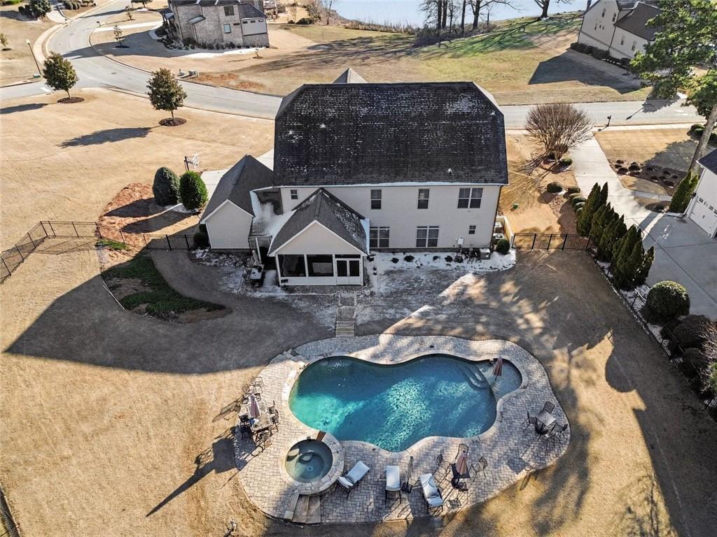 971 Traditions Way Jefferson, GA 30549 - Photo 44 of 53 a view of a swimming pool with a yard