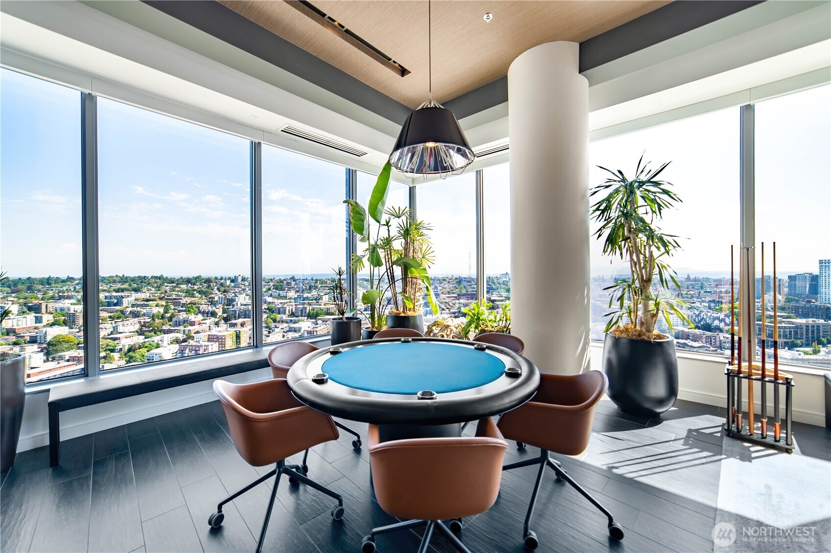 1808 Minor Avenue, Unit 912 Seattle, WA 98101 - Photo 21 of 39 a view of a dining room with furniture window and wooden floor
