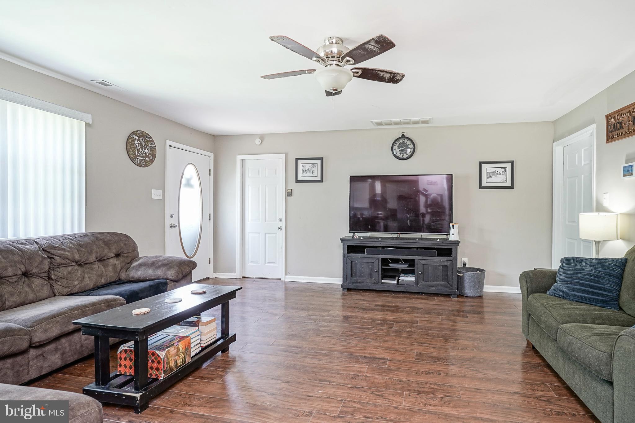 308 B Collins Lane Maple Shade, NJ 08052 - Photo 3 of 26 a living room with furniture and a flat screen tv