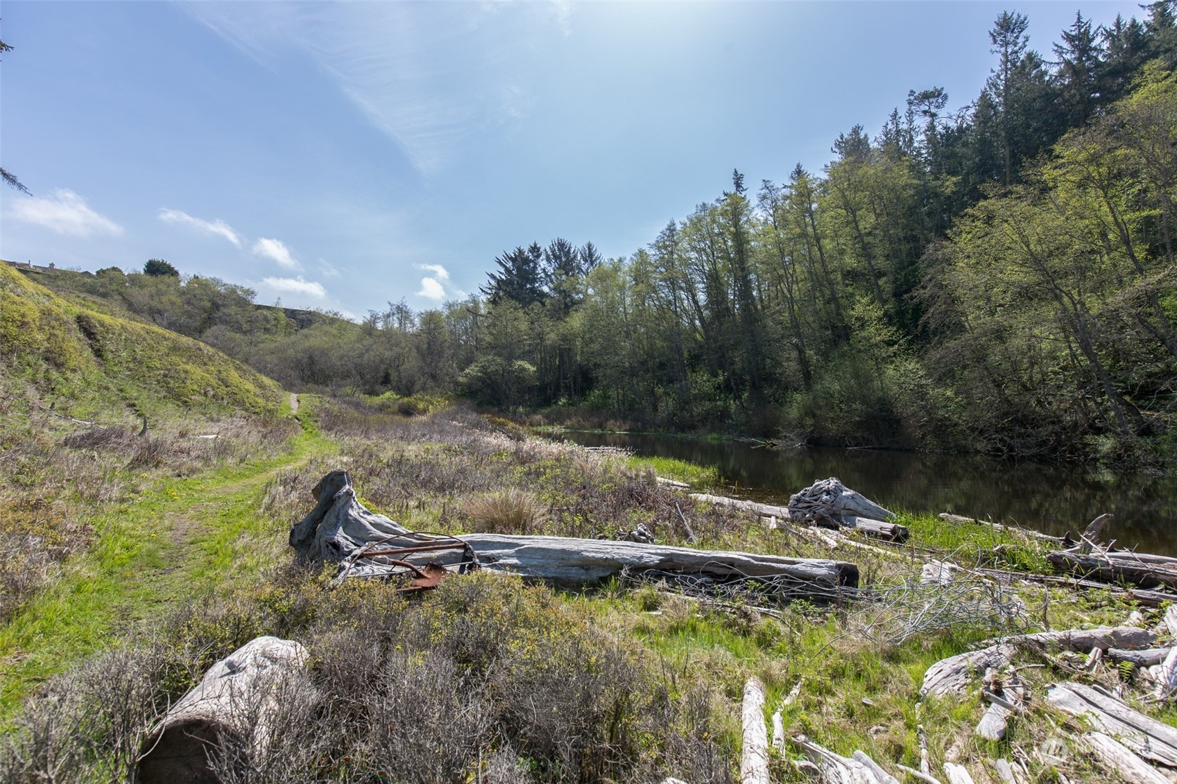 193 Mariners Point Road Sequim, WA 98382 - Photo 34 of 36 a view of a lake with a mountain