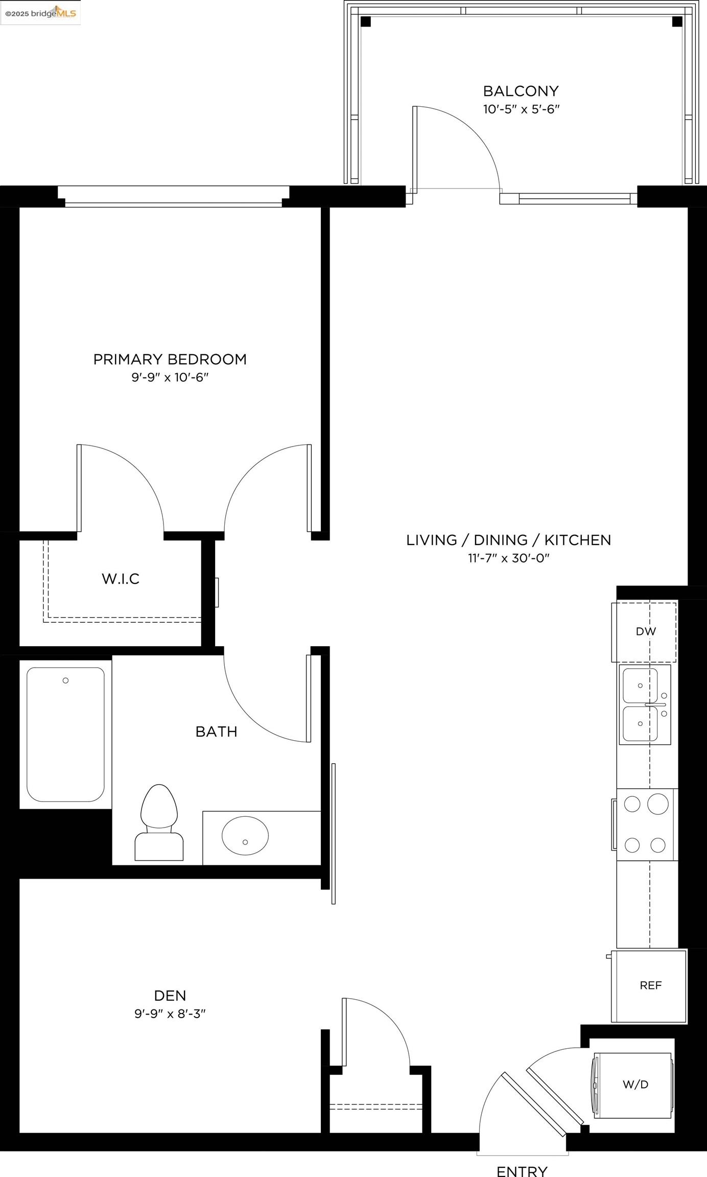 260 Brooklyn Basin Way, Unit 428 Oakland, CA 94606 - Photo 23 of 44 View of room layout