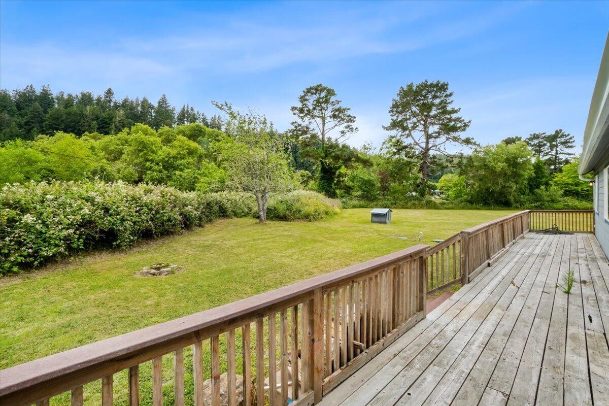 1196 Freshwater Road Eureka, CA 95503 - Photo 26 of 34 a view of a balcony with yard
