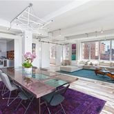 a outdoor space with furniture