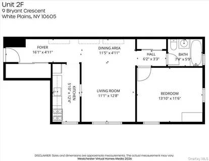$195,000 | 9 Bryant Crescent, Unit 2F, White Plains, NY 10605