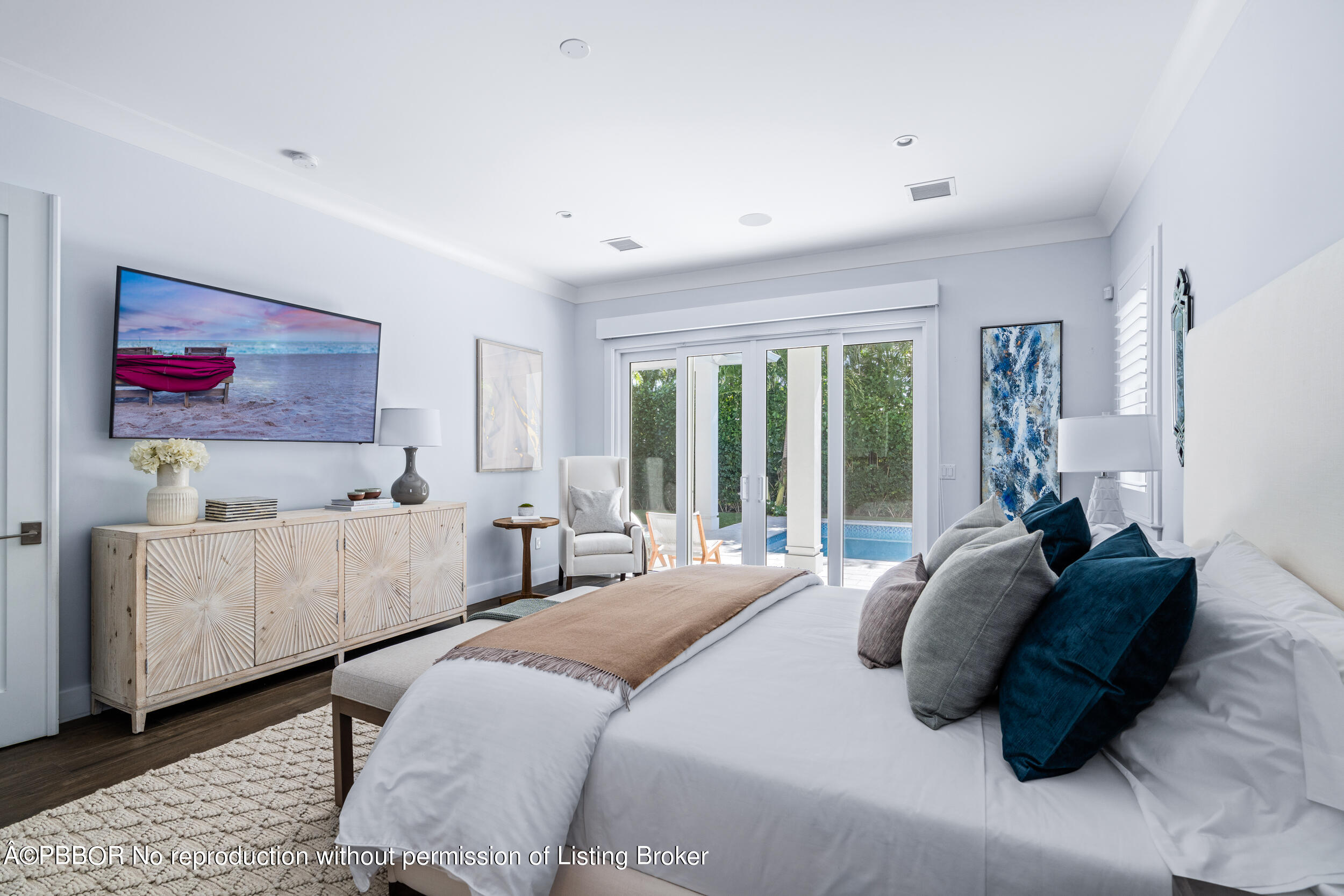 234 Desota Road West Palm Beach, FL 33405 - Photo 17 of 36 a bedroom with two beds and a large window