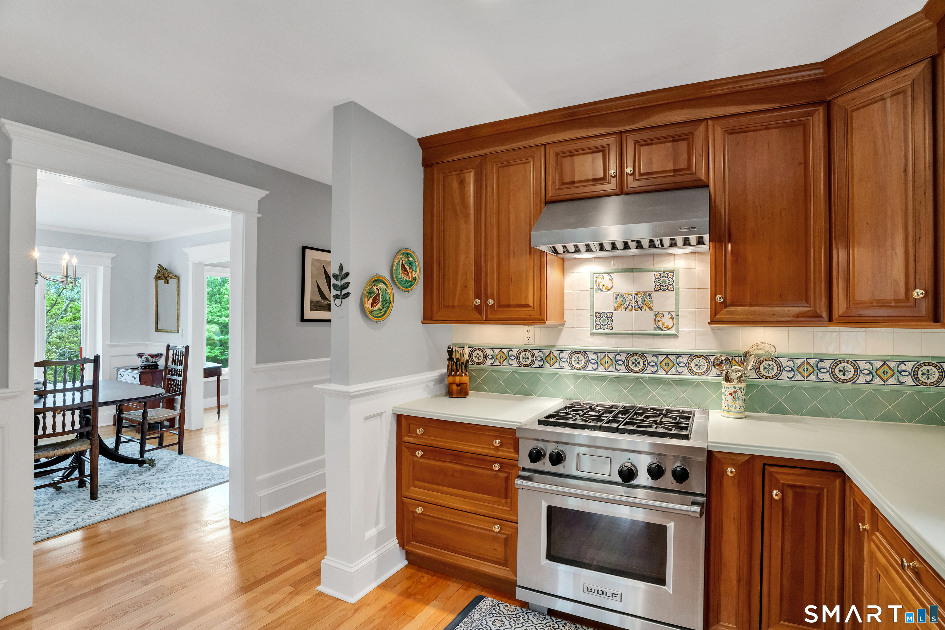 253-4 Grassy Hill Road Lyme, CT 06371 - Photo 12 of 40 solid natural cherry cabinets