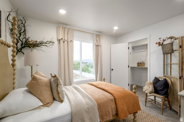 267 Fushion Lane Draper, UT 84020 - Photo 17 of 26 Bright secondary bedroom with flexible layout for any use. *model home photo