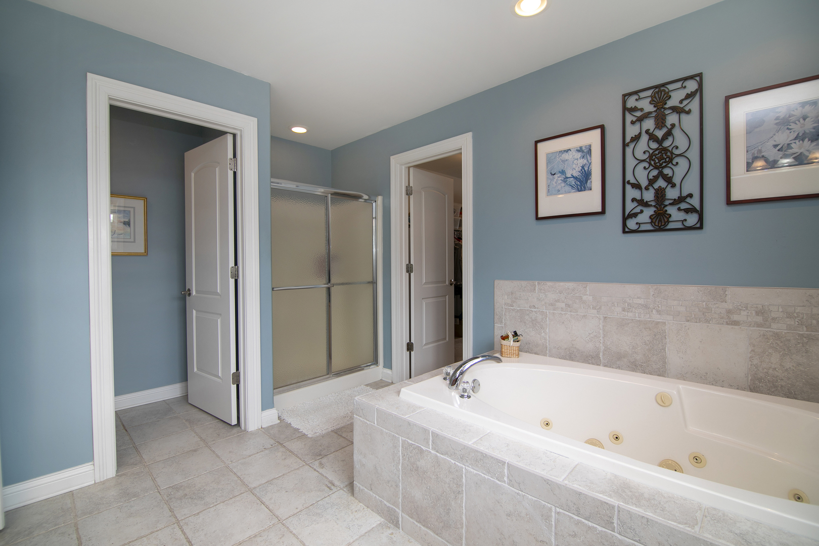 318 Maple Street Beecher, IL 60401 - Photo 18 of 27 a bathroom with a bathtub and a shower