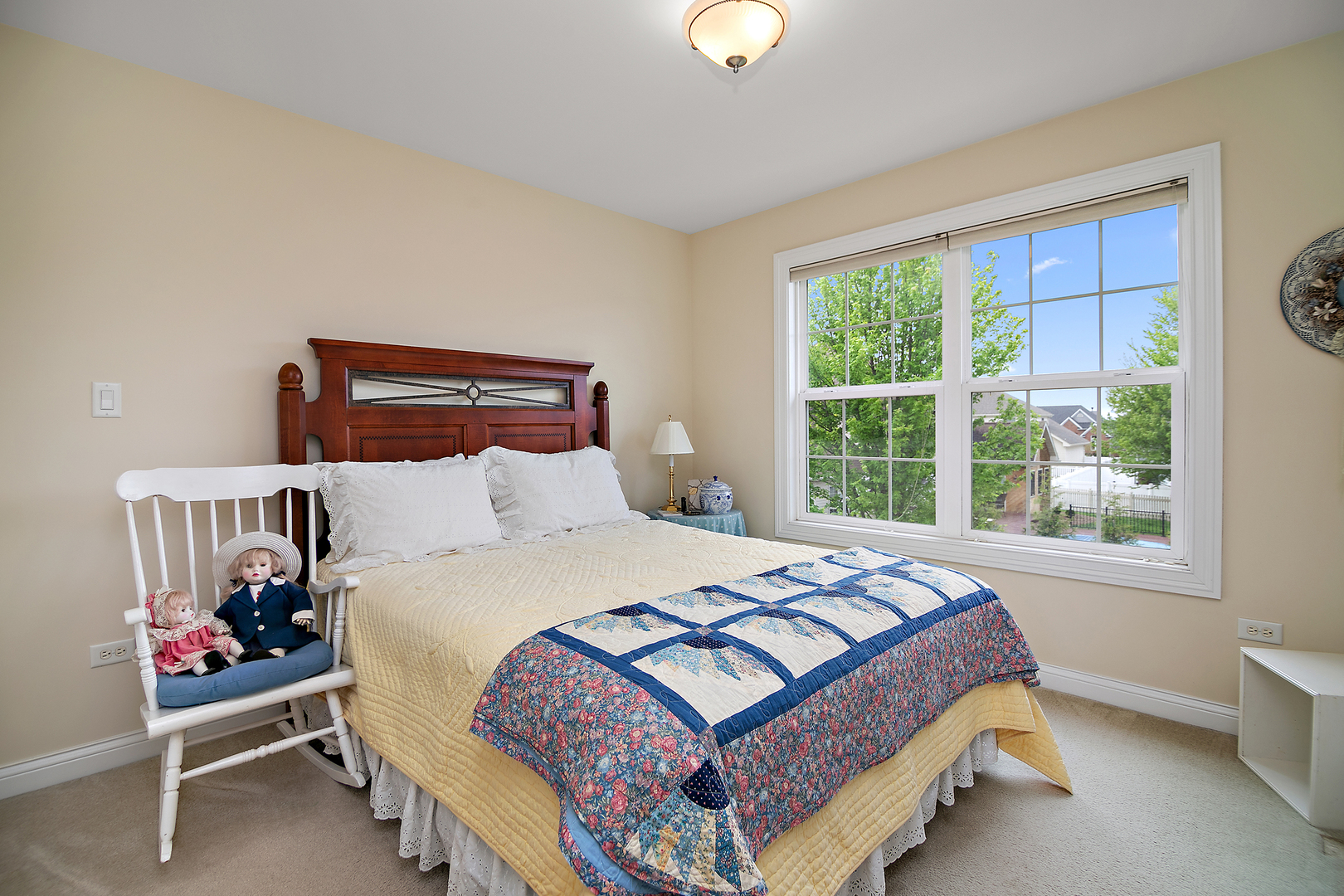 318 Maple Street Beecher, IL 60401 - Photo 21 of 27 a bedroom with a bed and a window