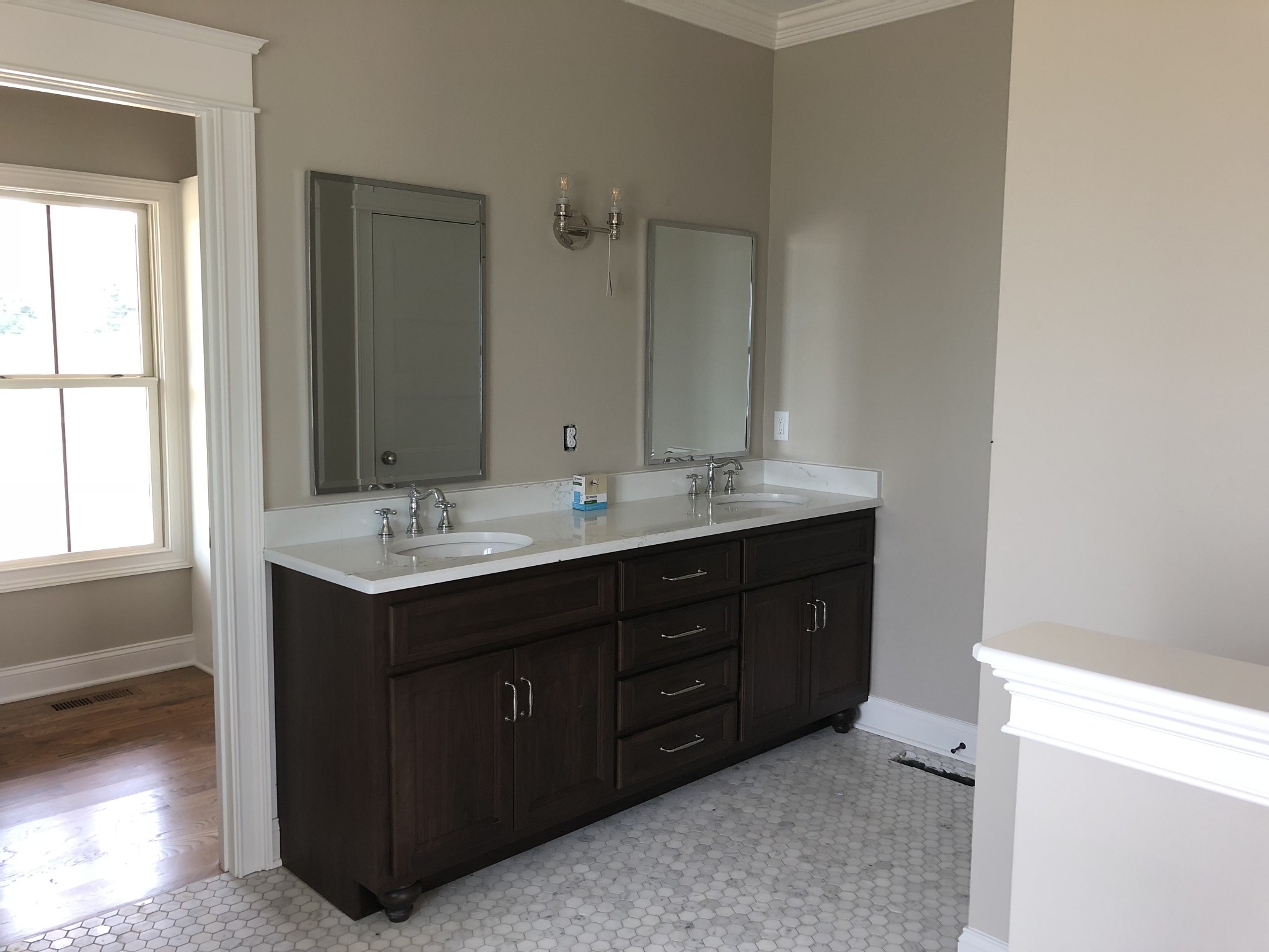 1333 County Line Road Watertown, TN 37184 - Photo 8 of 19 a bathroom with a sink double vanity and a mirror