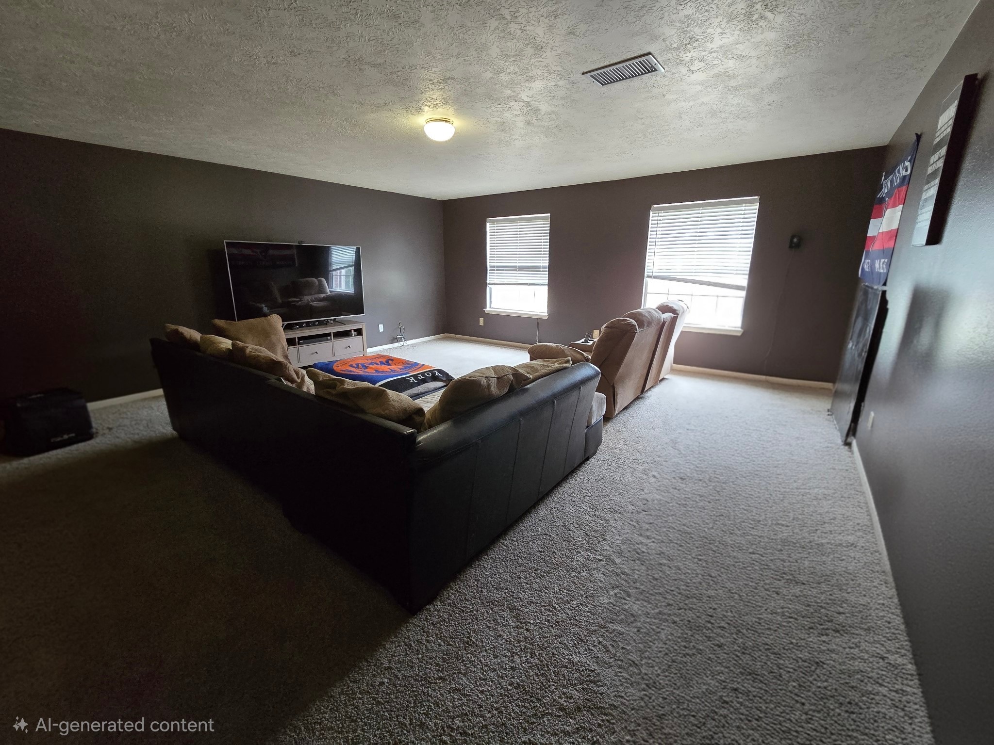 831 Hannock Glen Lane Spring, TX 77373 - Photo 17 of 26 a living room with stainless steel appliances furniture a window and a flat screen tv
