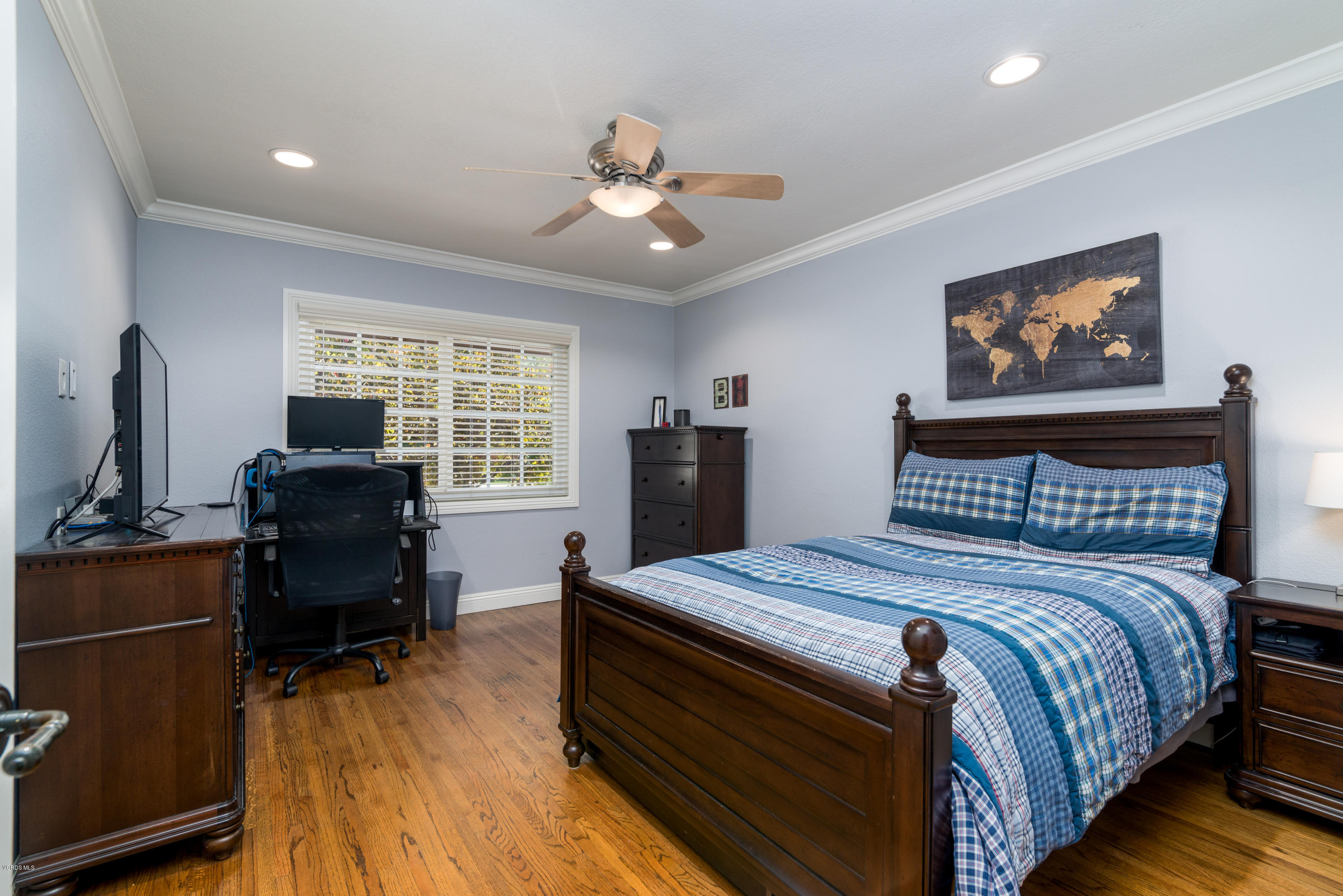 3327 Rancho Rio Bonita Road Covina, CA 91724 - Photo 26 of 58 a bedroom with a bed and a flat screen television