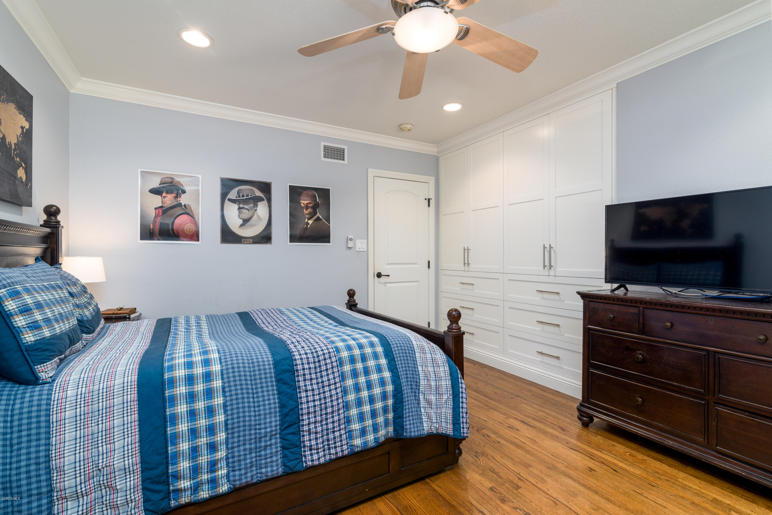 3327 Rancho Rio Bonita Road Covina, CA 91724 - Photo 27 of 58 a bedroom with a bed and a flat screen tv