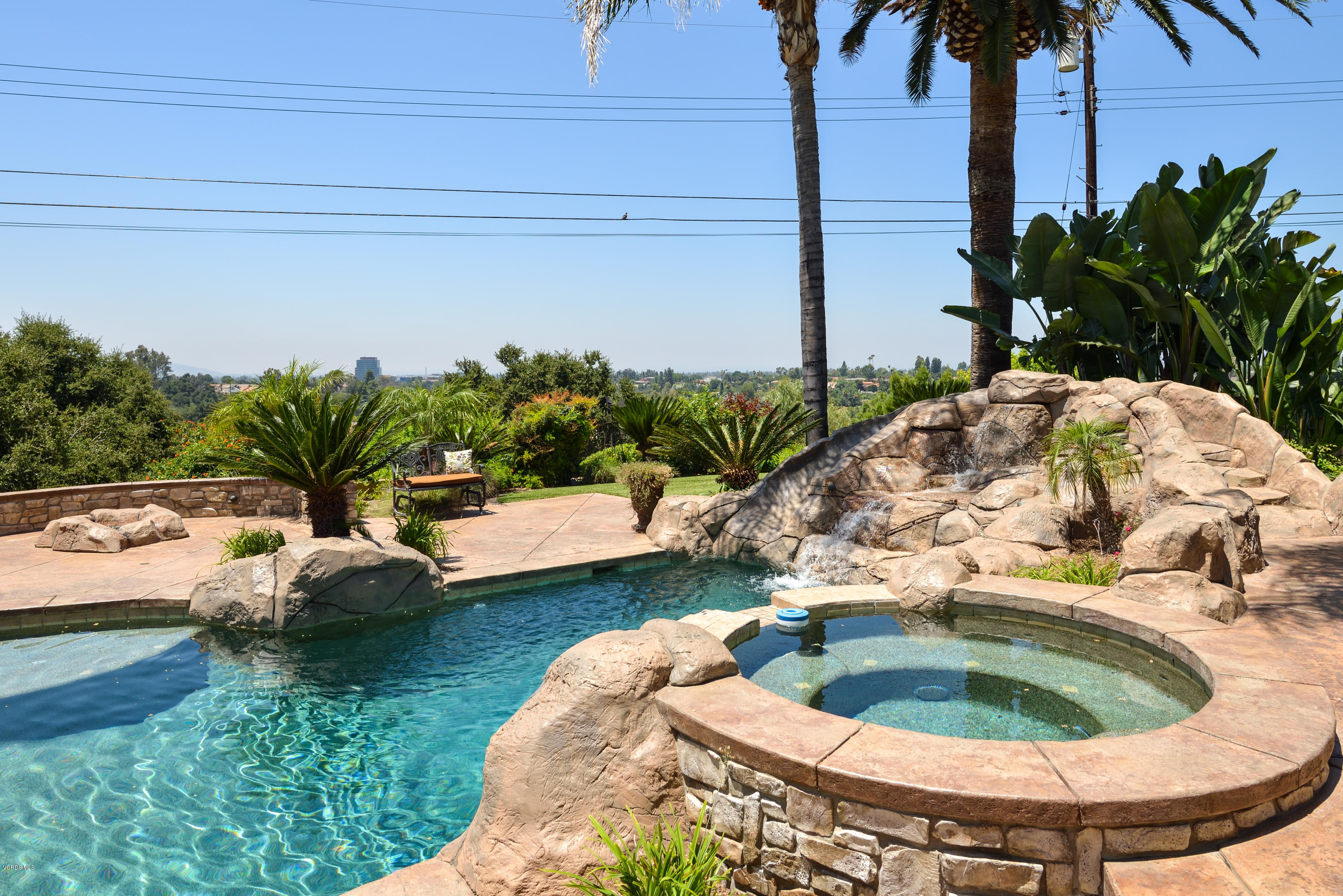 3327 Rancho Rio Bonita Road Covina, CA 91724 - Photo 38 of 58 a view of a swimming pool with a patio and a garden