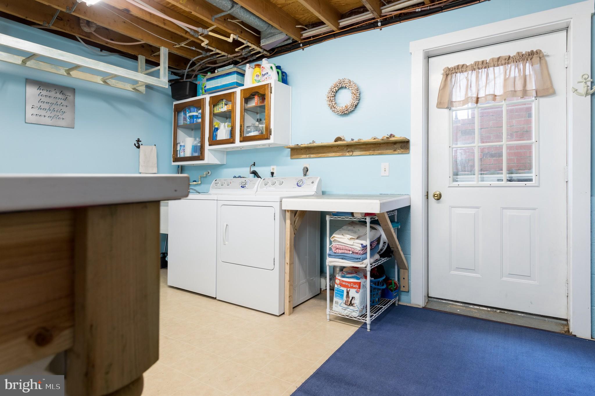 121 Carters Mill Road Elkton, MD 21921 - Photo 23 of 31 LAUNDRY ROOM WITH WALK-OUT