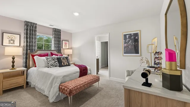 a bedroom with a bed wooden floor and window