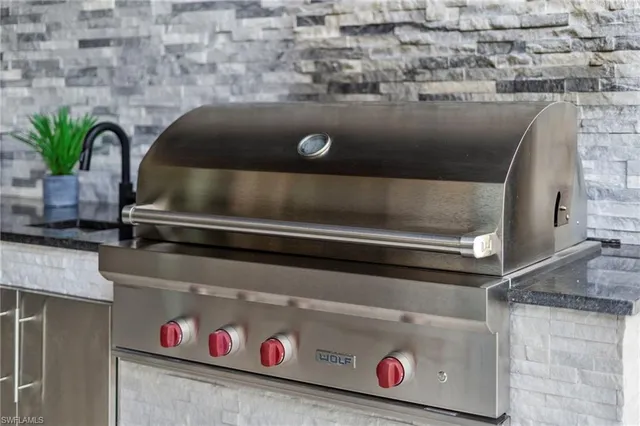 a close view of cabinet