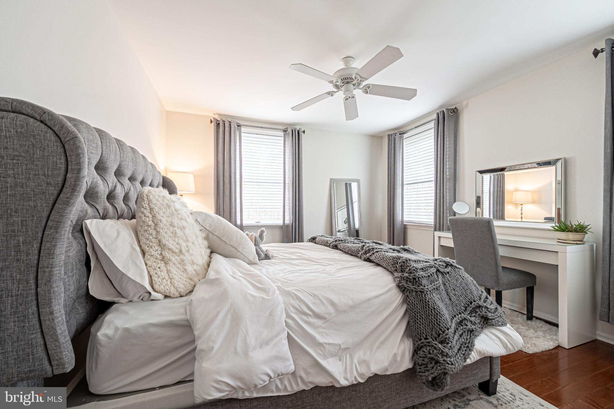 13 Pointe View Drive Medford, NJ 08055 - Photo 24 of 33 a bedroom with a bed and wooden floor