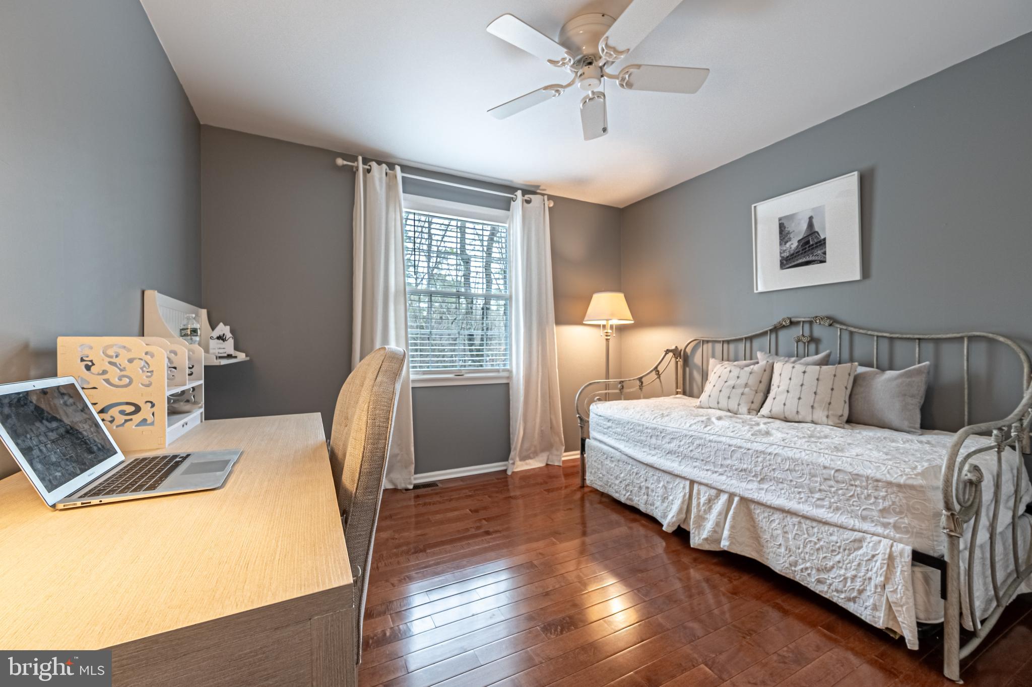 13 Pointe View Drive Medford, NJ 08055 - Photo 26 of 33 a bedroom with a bed and wooden floor