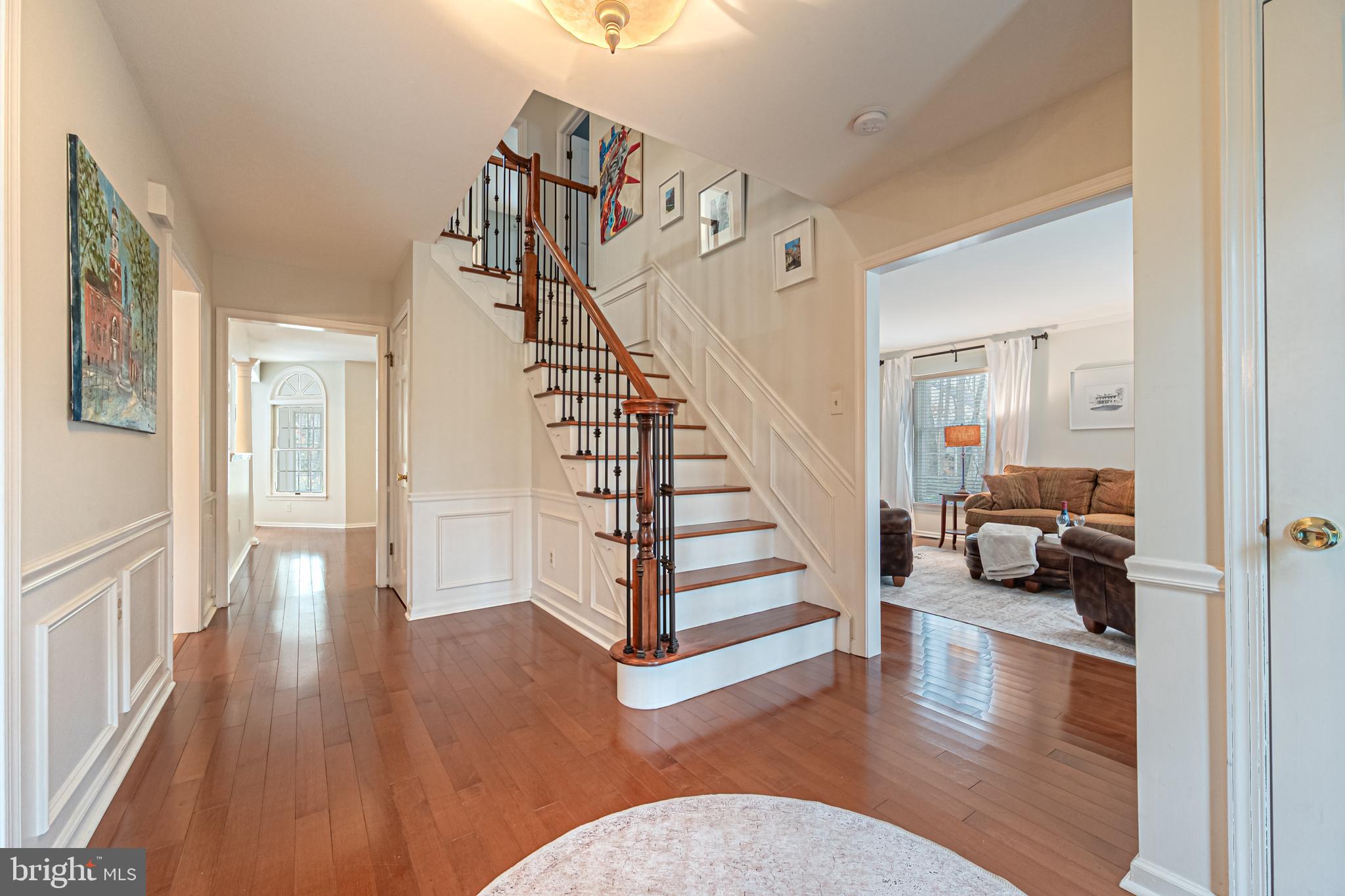 13 Pointe View Drive Medford, NJ 08055 - Photo 5 of 33 a view of entryway and hall with wooden floor