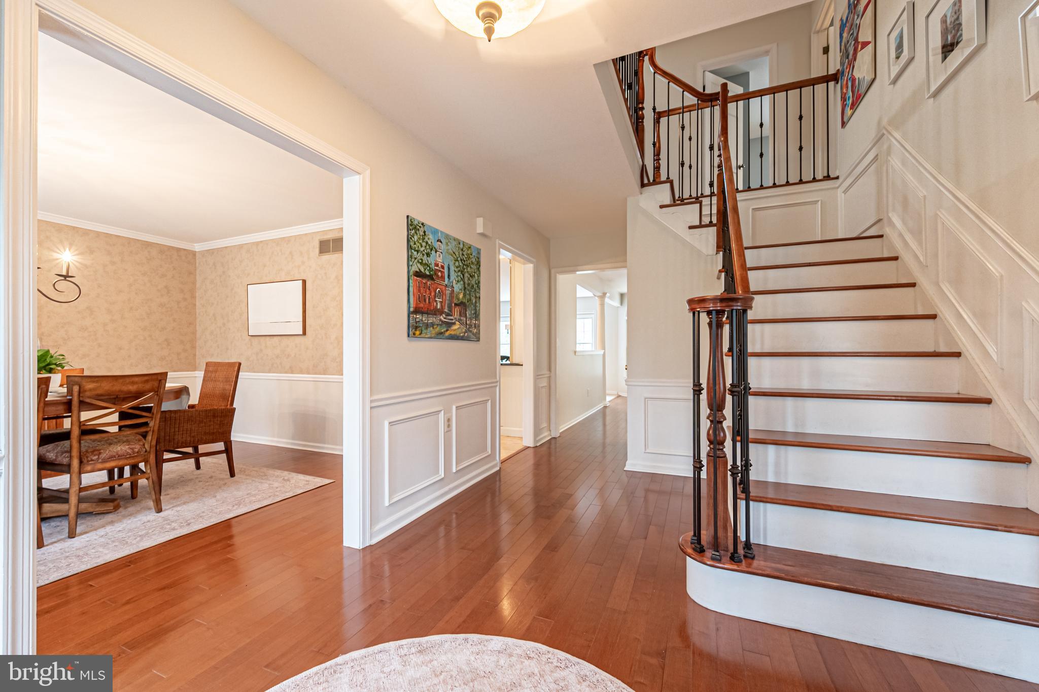 13 Pointe View Drive Medford, NJ 08055 - Photo 6 of 33 a view of entryway and hall with wooden floor