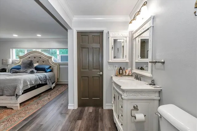 a view of a city from a balcony