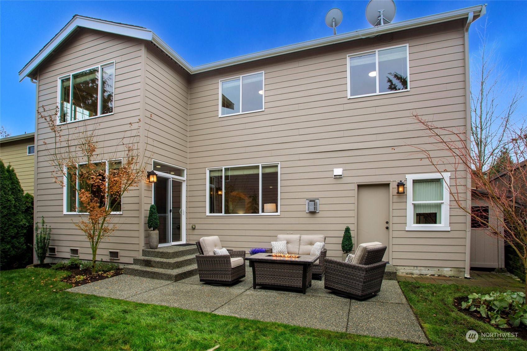 5314 Northeast 17th Place Renton, WA 98059 - Photo 35 of 40 a backyard of a house with outdoor seating