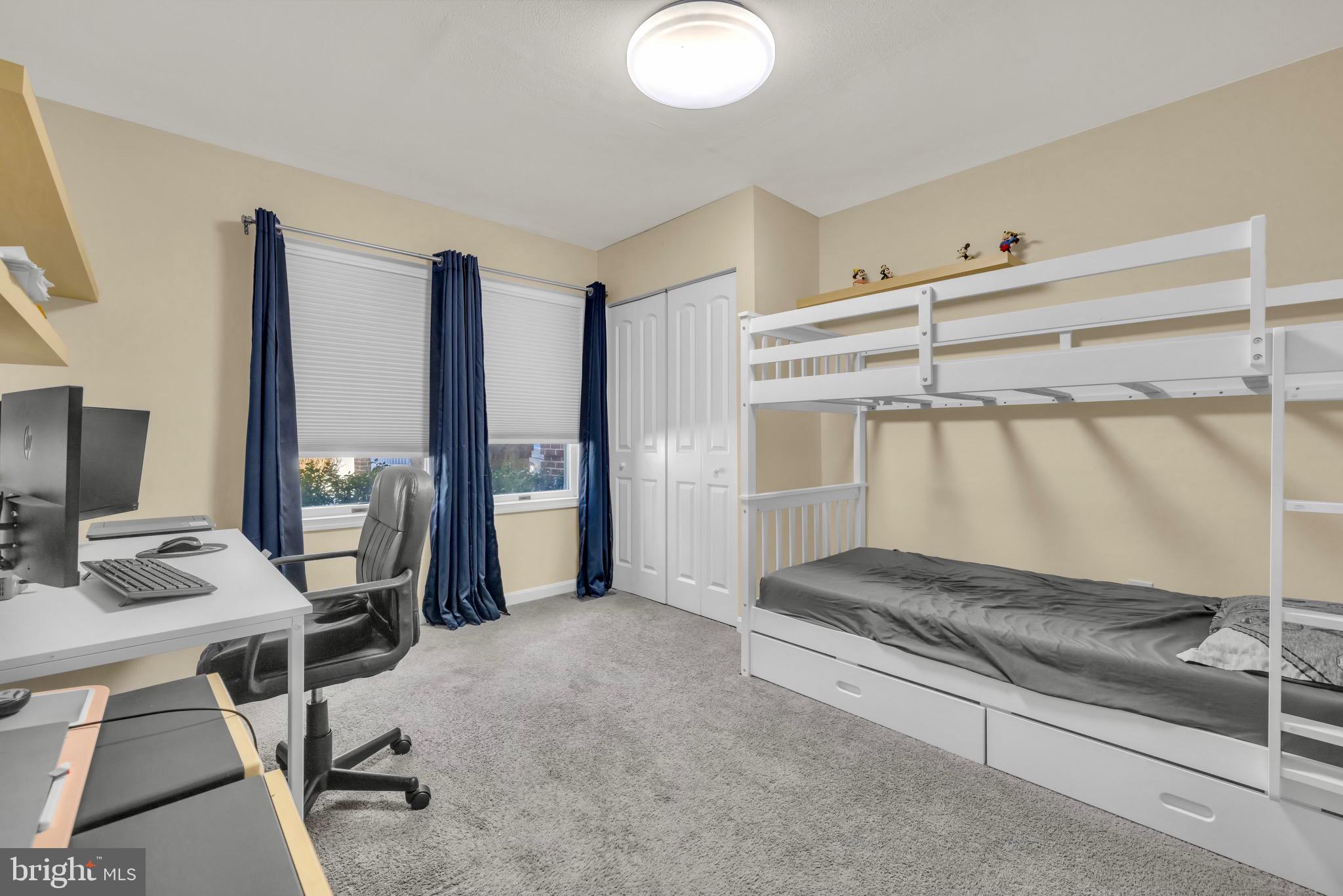 401 2nd Avenue Baltimore, MD 21227 - Photo 26 of 73 Cozy bedroom with modern bunk bed setup.