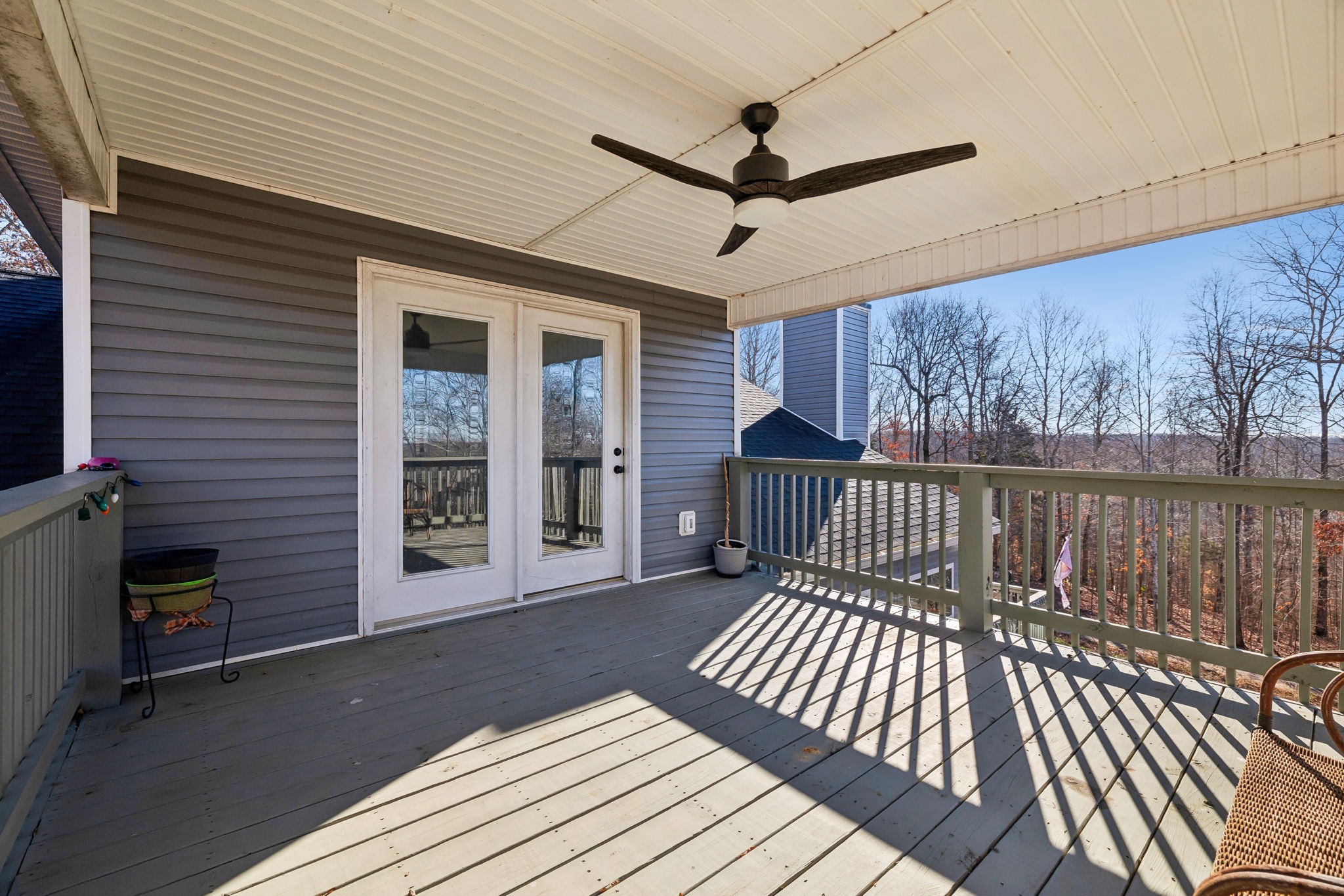 93 Halliburton Road Vanleer, TN 37181 - Photo 38 of 75 a view of a balcony with wooden floor