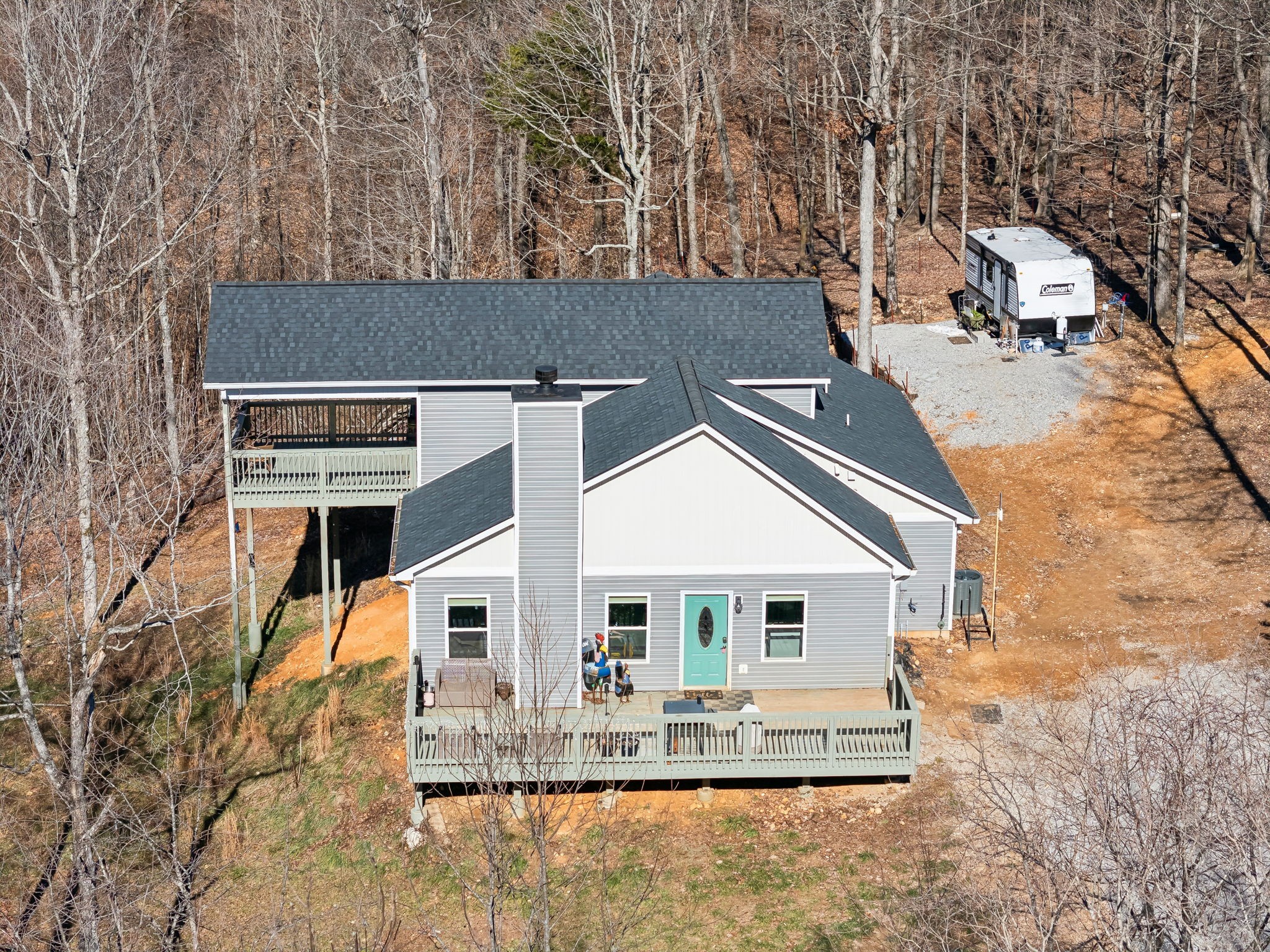 93 Halliburton Road Vanleer, TN 37181 - Photo 58 of 75 front view of house with a yard
