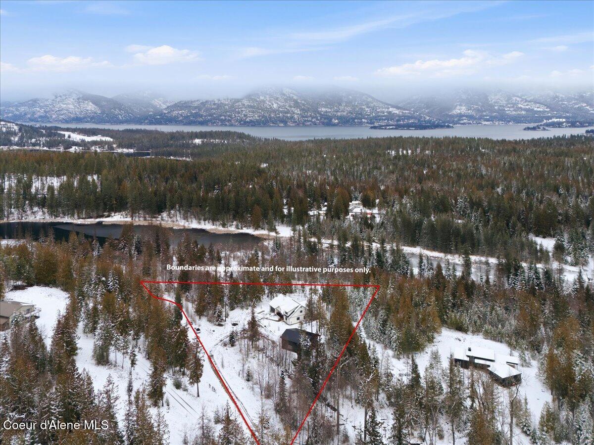 505 Chippewa Trail Sagle, ID 83860 - Photo 3 of 57 03-Aerial Front of Home