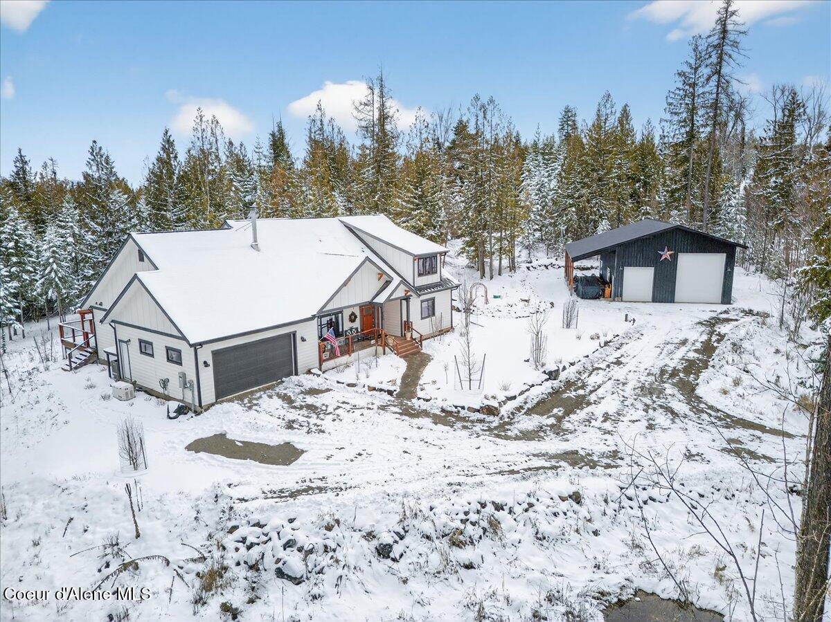 505 Chippewa Trail Sagle, ID 83860 - Photo 6 of 57 06-Aerial Front of Home