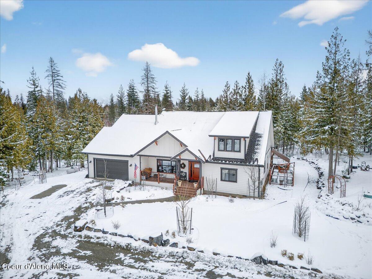 505 Chippewa Trail Sagle, ID 83860 - Photo 8 of 57 08-Aerial Front of Home