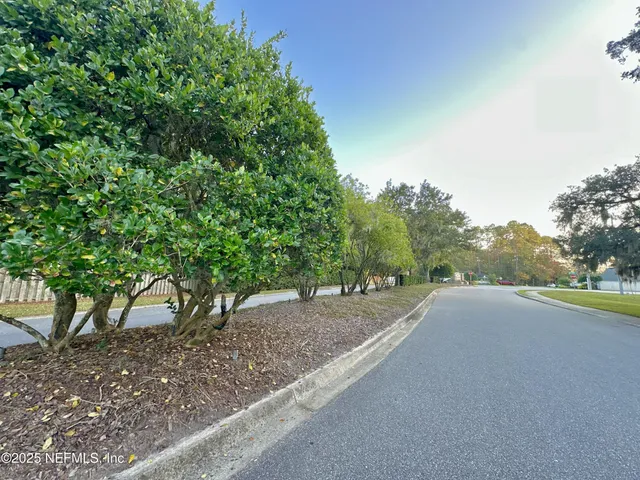 a view of a lake with a mountain in the background