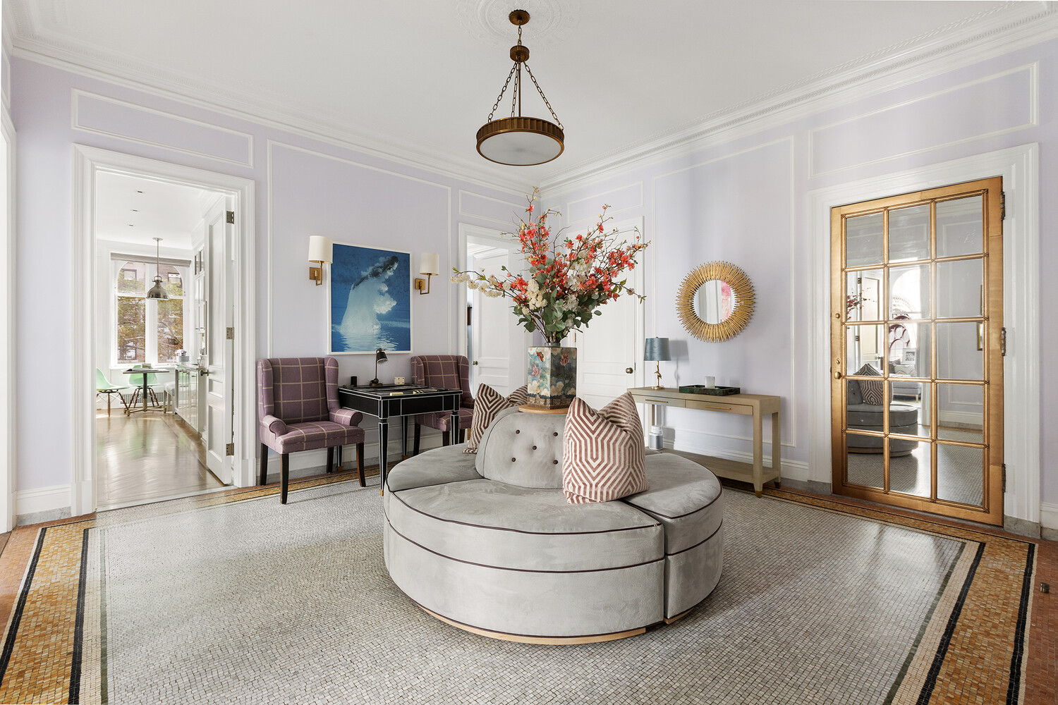 390 West End Avenue, Unit 3L Manhattan, NY 10024 - Photo 9 of 18 a living room with furniture and a table