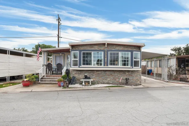 a front view of a building with street
