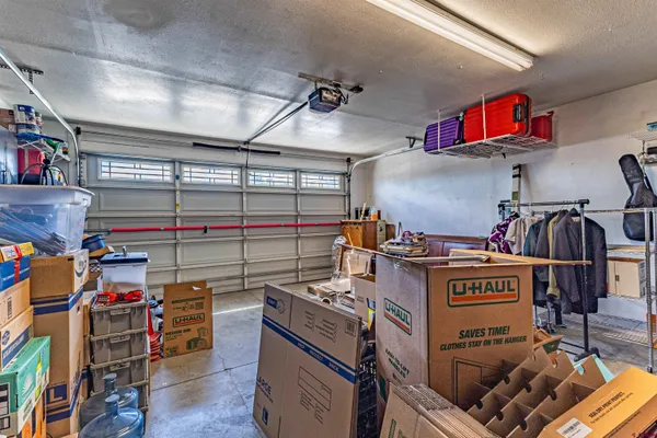 a view of storage and utility room