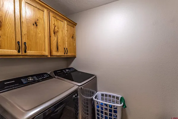 a room with storage and utility