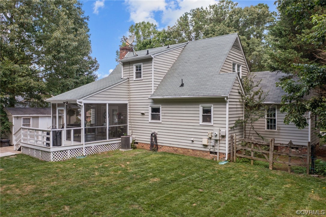 4513 Brookridge Road Chesterfield, VA 23832 - Photo 42 of 50 a view of a house with a backyard