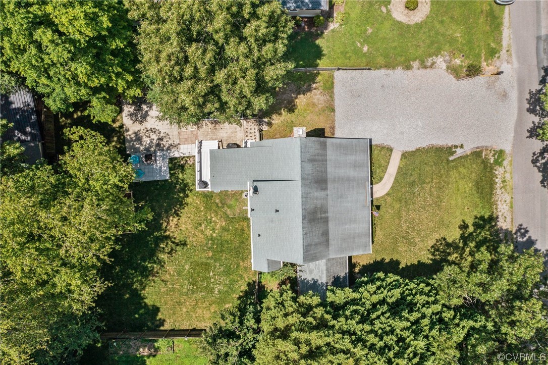 4513 Brookridge Road Chesterfield, VA 23832 - Photo 45 of 50 an aerial view of a house with a yard